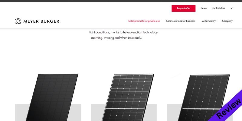 Meyer Burger Solar Panels review